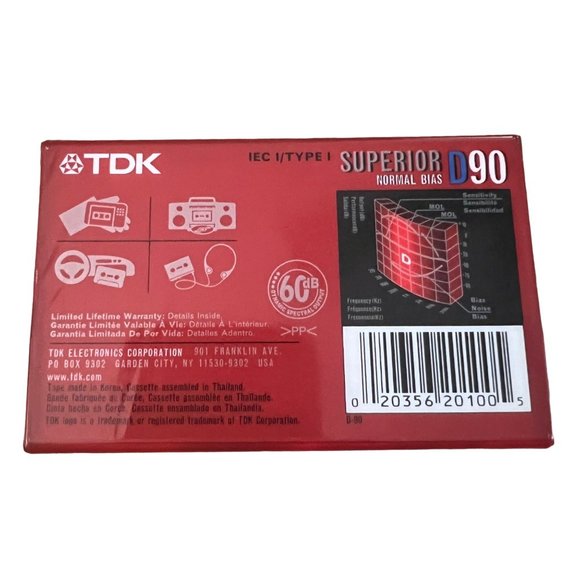 Sony HF &‎ TKD Blank Cassette 60 Minute Tape Lot of 3 - Picture 5 of 5